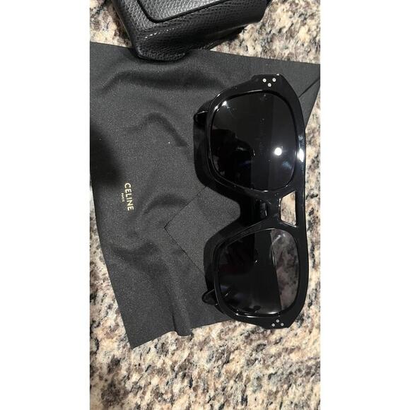 CELINE CL40205U Acetate Aviator Sunglasses - Picture 3 of 11